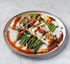 Tofu spargel umamirikka miso kastmega