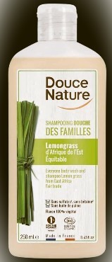 Juuste ja keha šampoon sidrunheinaga 250ml Douce Nature