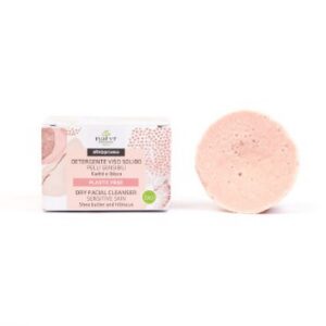 Tahke näopuhastusvahend tundlikule nahale sheavõi ja hibiskusega Altromercato, 35g