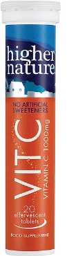 Vit C (Fizzy), Higher Nature 1000mg