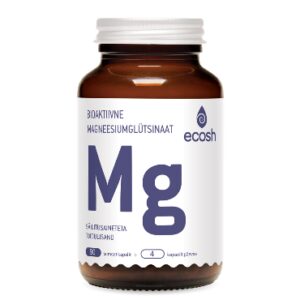 Magneesium glütsinaat bioaktiivne Ecosh, 90 kapslit