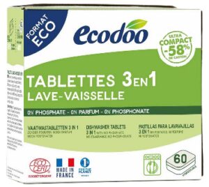 Nõudepesutabletid ALL-IN-ONE  Ecodoo, 60tk