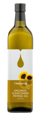 Külmpressitud päevalille praadimisõli Clearspring, 1l