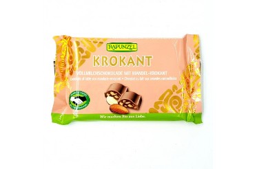 Piimašokolaad krõbemandliga Rapunzel, 100g