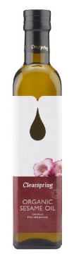 Külmpressitud seesamiõli Clearspring, 500ml