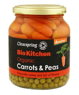Hernes ja porgand Clearspring, 350g (215g)