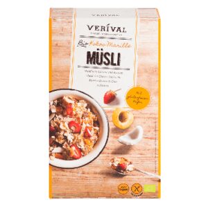 Puuvilja-kookose müsli gluteenivaba Verival, 325g