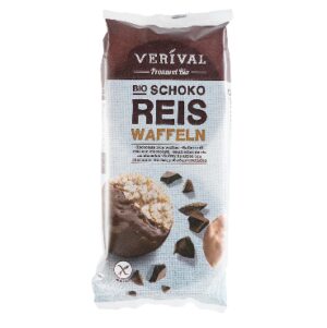 Riisivahvel šokolaadiglasuuriga Verival, 100g
