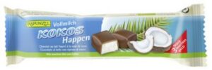 Kookosebatoonid piimašokolaadiga Rapunzel, 50g