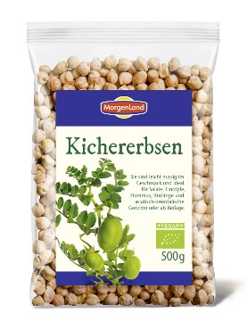 Kuivatatud kikerherned Morgenland, 500g