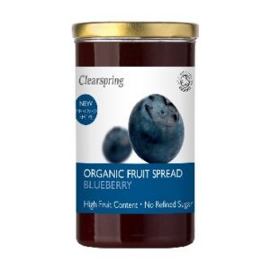 Mustikamarmelaad suhkruta Clearspring,  280g