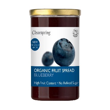 Mustikamarmelaad suhkruta Clearspring, 280g