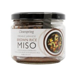 Jaapani miso pruuni riisiga pastöriseerimata Clearspring, 300g