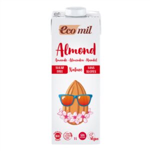 Mandlijook magustamata Ecomil, 1l