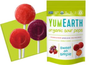 Magushapud mahedad pulgakommid Yum Earth, 14tk (85g)