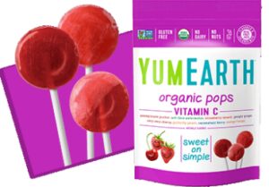 C-vitamiiniga mahedad pulgakommid Yum Earth 14tk (85g)