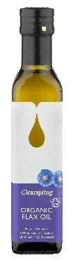 Külmpressitud linaõli Clearspring, 250ml