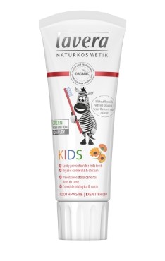 Laste hambapasta fluoriidi vaba Lavera, 75 ml