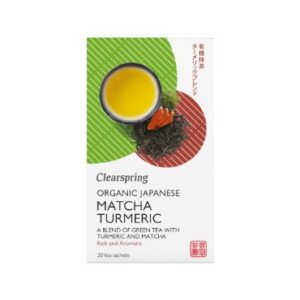 Jaapani tee matcha-kurkum Clearspring, 20tk (36g)