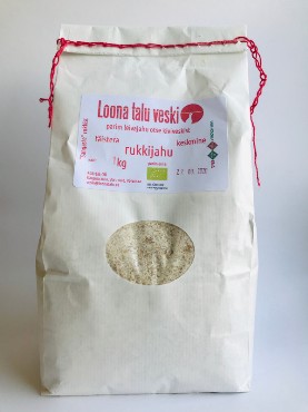 Mahe täistera rukkijahu Loona talu veski, 1kg