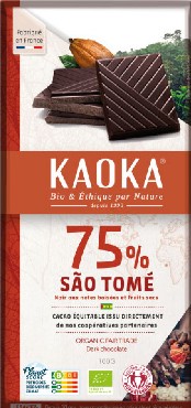 Tume šokolaad 75% Kaoka, 100g