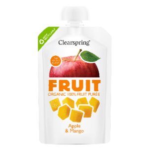 Puuviljapüree õun-mango Clearspring, 100g